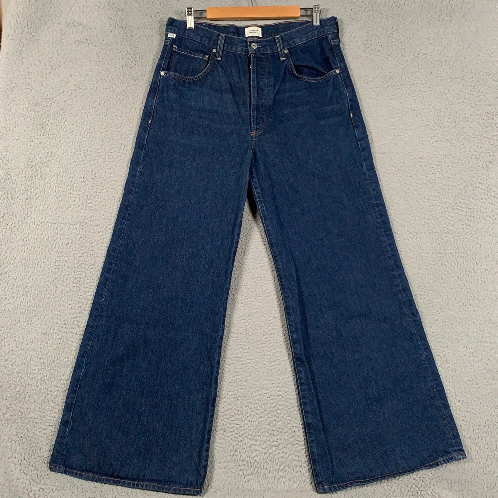 Citizens of Humanity Beverly Slouch Boot Jeans Women 29 Blue Unveil Wide Leg